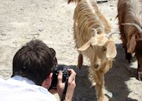 Harry in Oman on a familiarisation trip